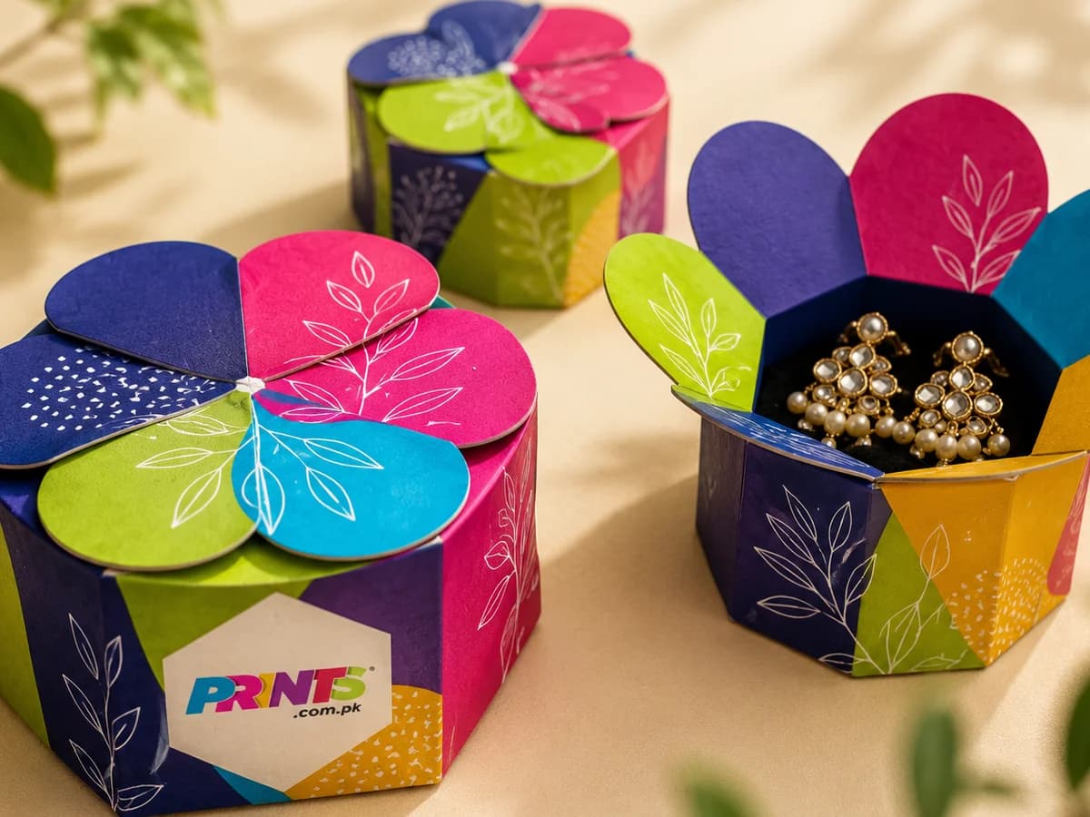 Hexagon Flower-Top Box