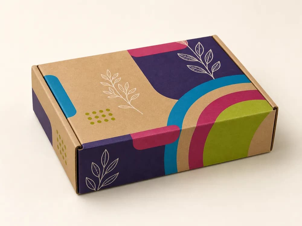 Custom mailer box mockup