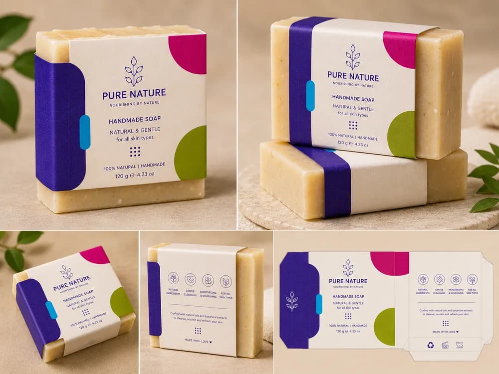 Soap Sleeve Cardboard Band — Custom / multiple sizes inch Confirmed with your quote