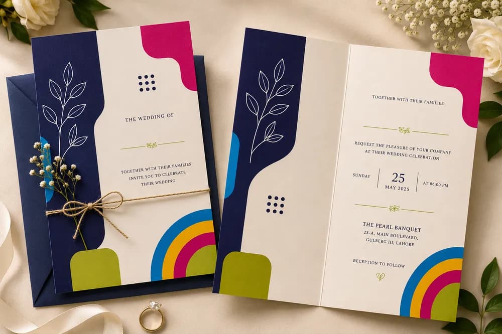 Wedding Event Invitations — Custom / multiple sizes inch Confirmed with your quote